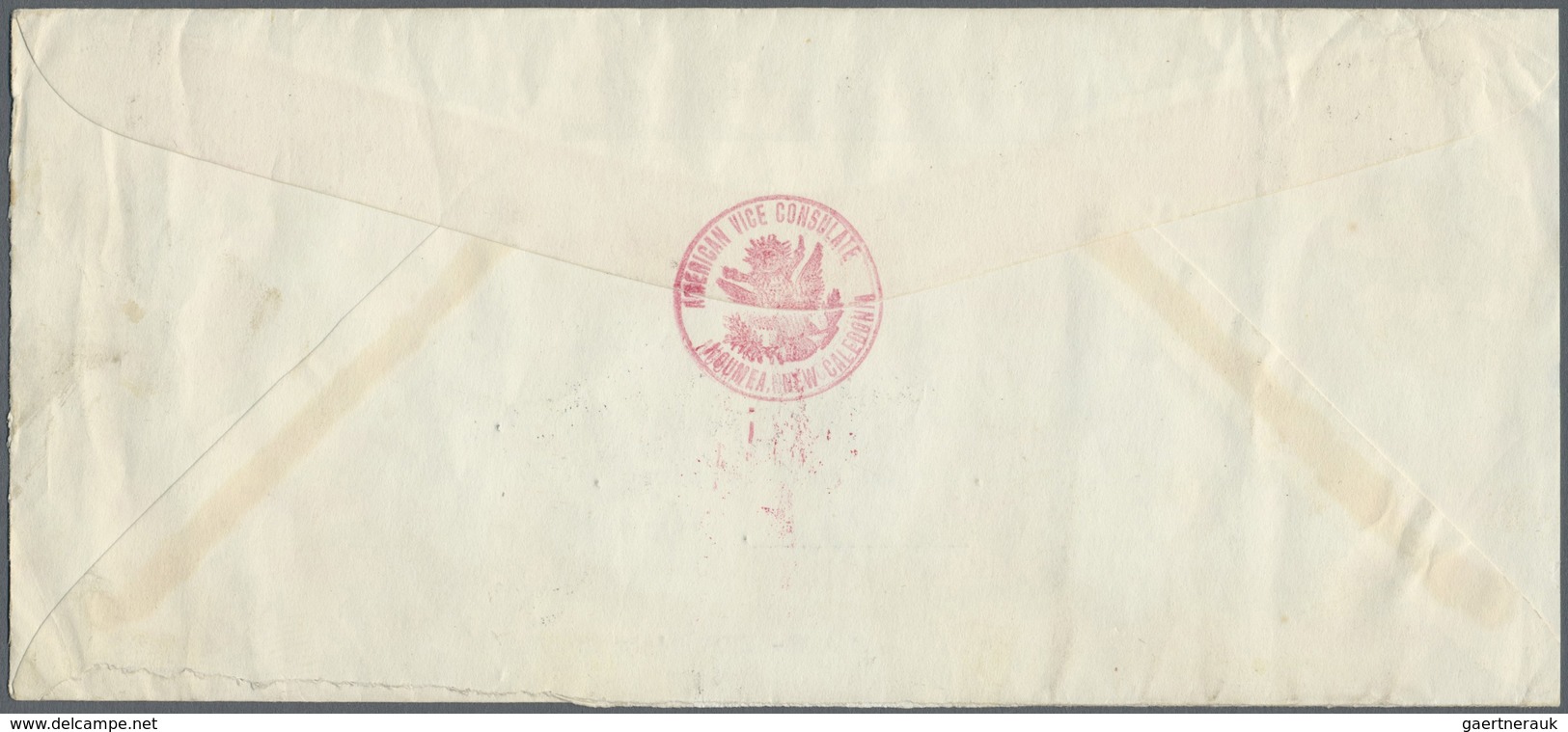 Br Neukaledonien: 1941. Envelope Addressed To Chicago Headed 'The Foreign Service Of The United States - Autres & Non Classés