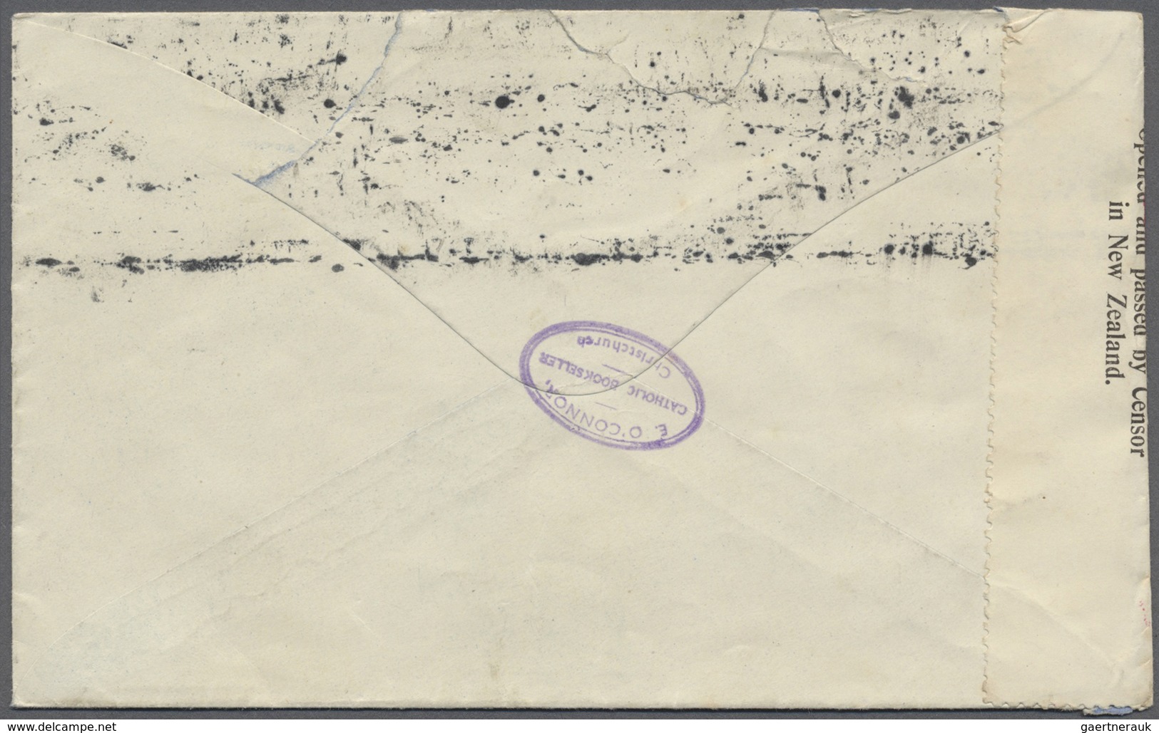 Br Neuseeland: 1940, 2x 1½ D "1840/1940 Centennial" On Envelope Sent From "ST.ORTEN AP 8 1940" To Tourn - Neufs