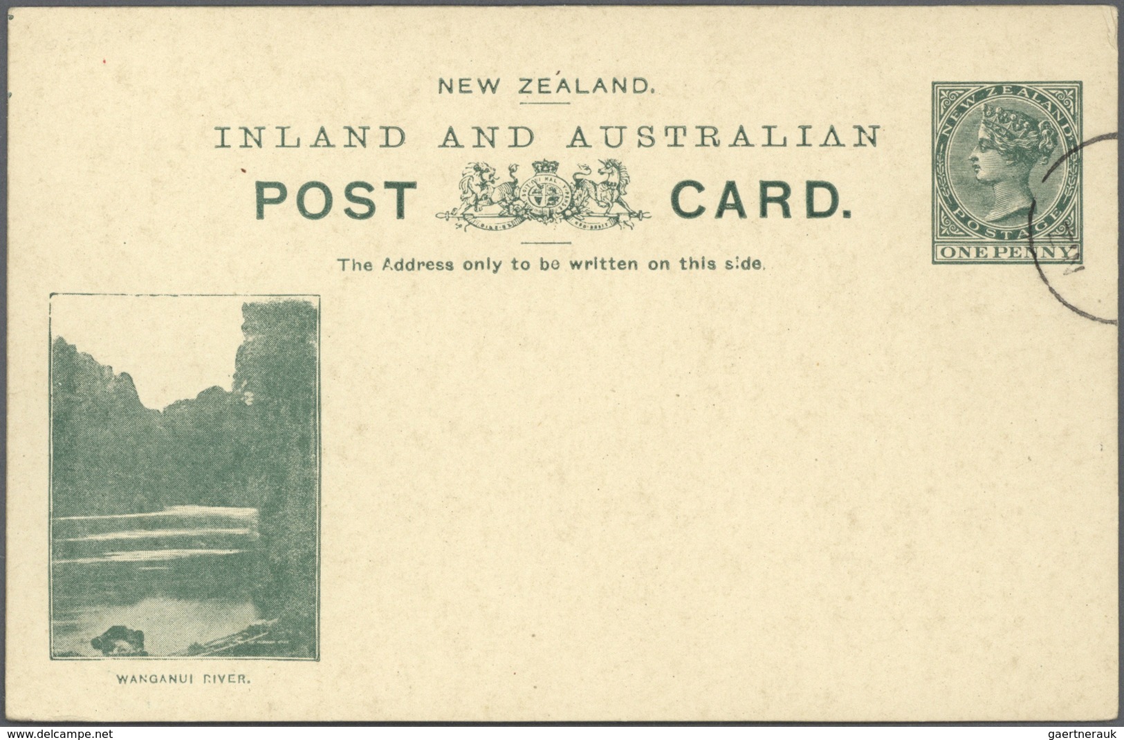 GA Neuseeland - Ganzsachen: 1900/1901, Pictorial Stat. Postcards QV 1d. Green Complete Set With Nine Di - Entiers Postaux