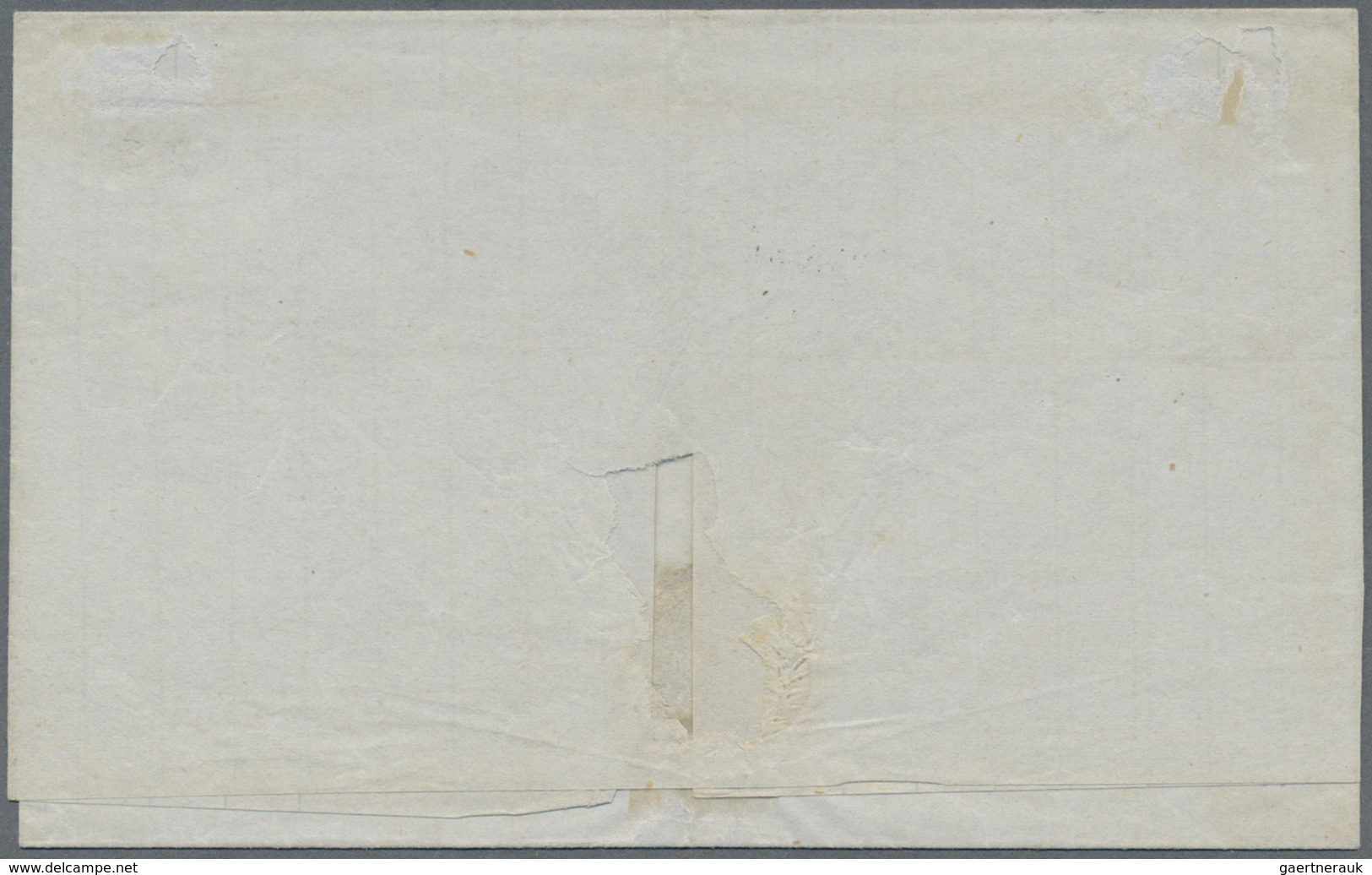 Br Peru: 1859, 1 Peseta, White Ground, Fresh Colour And Large Margins All Around, Tied By Postmark "PAS - Pérou