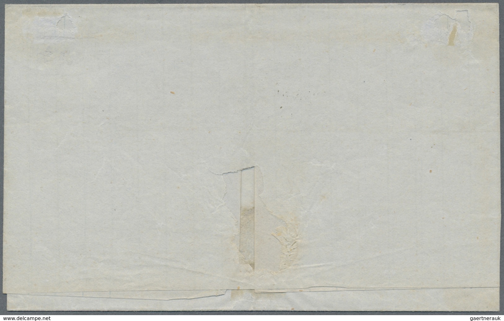 Br Peru: 1859, 1 Peseta, White Ground, Fresh Colour And Large Margins All Around, Tied By Postmark "PAS - Peru