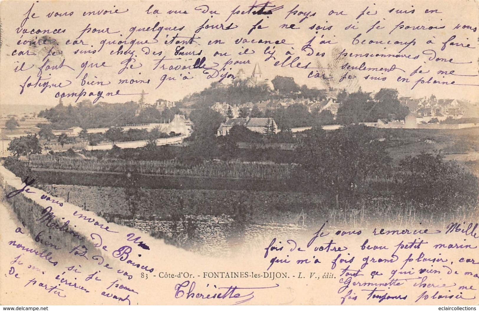 Fontaine Les Dijon    21         Vue Générale             (voir Scan) - Sonstige & Ohne Zuordnung