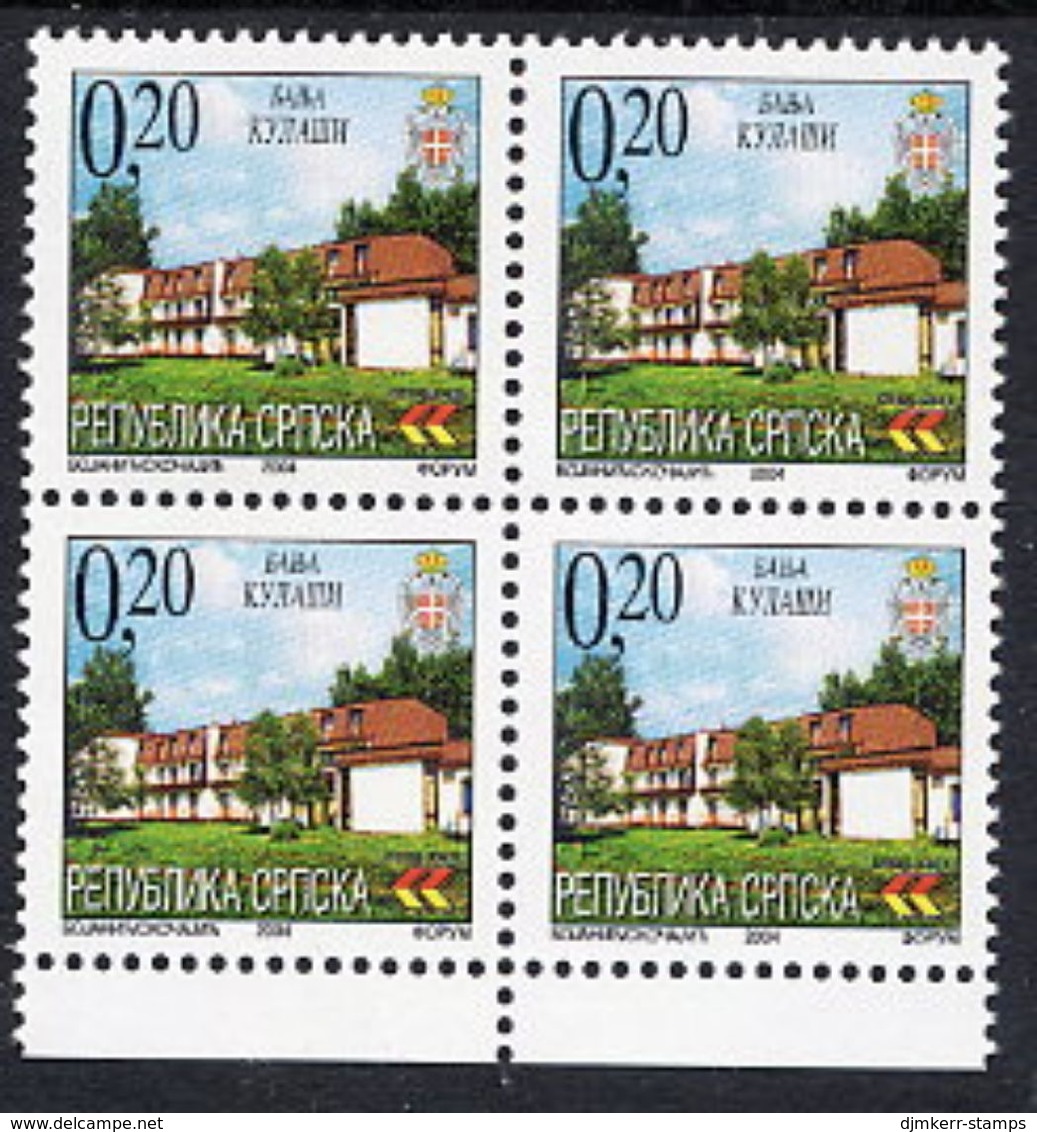 BOSNIAN SERB REPUBLIC 2004 Definitive 0.20 Year Date 2004 Block Of 4 MNH / **.  Michel 302 I - Bosnie-Herzegovine