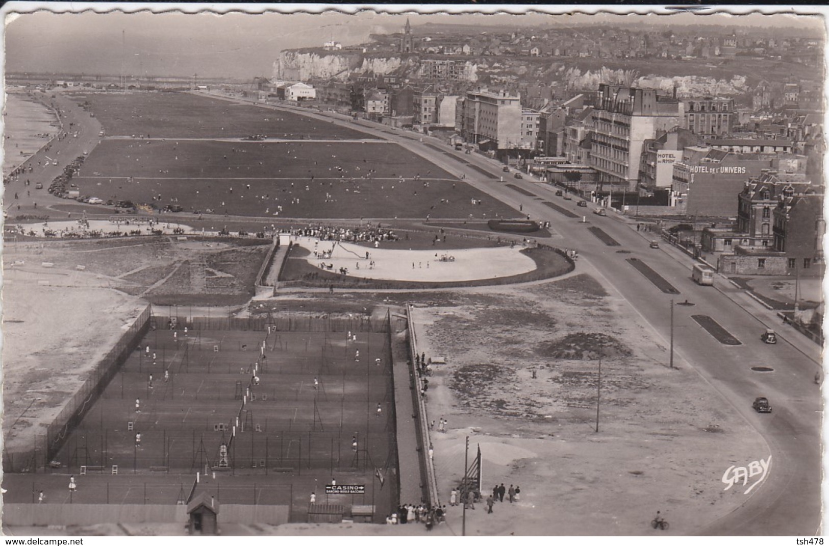 76-----DIEPPE---les Tennis Et Le Nouveau Front De Mer--voir 2 Scans - Dieppe