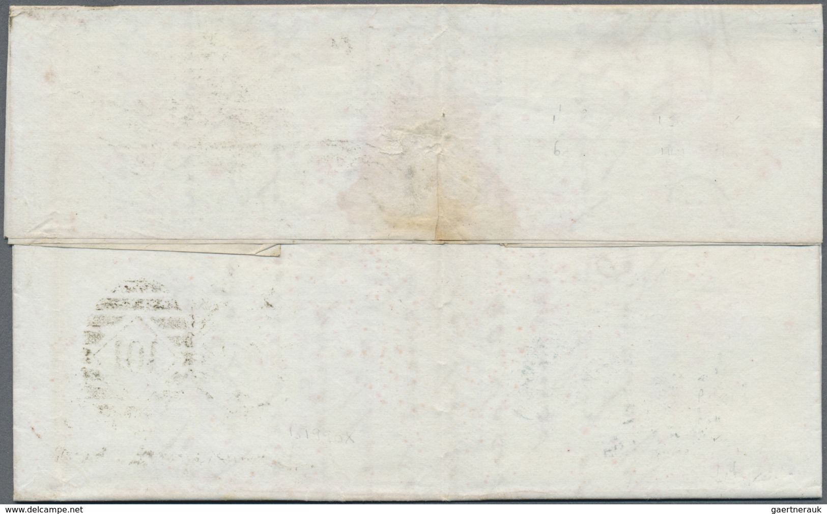 Br El Salvador: 1876. Envelope (vertical Fold) Addressed To Salvador, Central America Bearing SG 147, 6 - Salvador