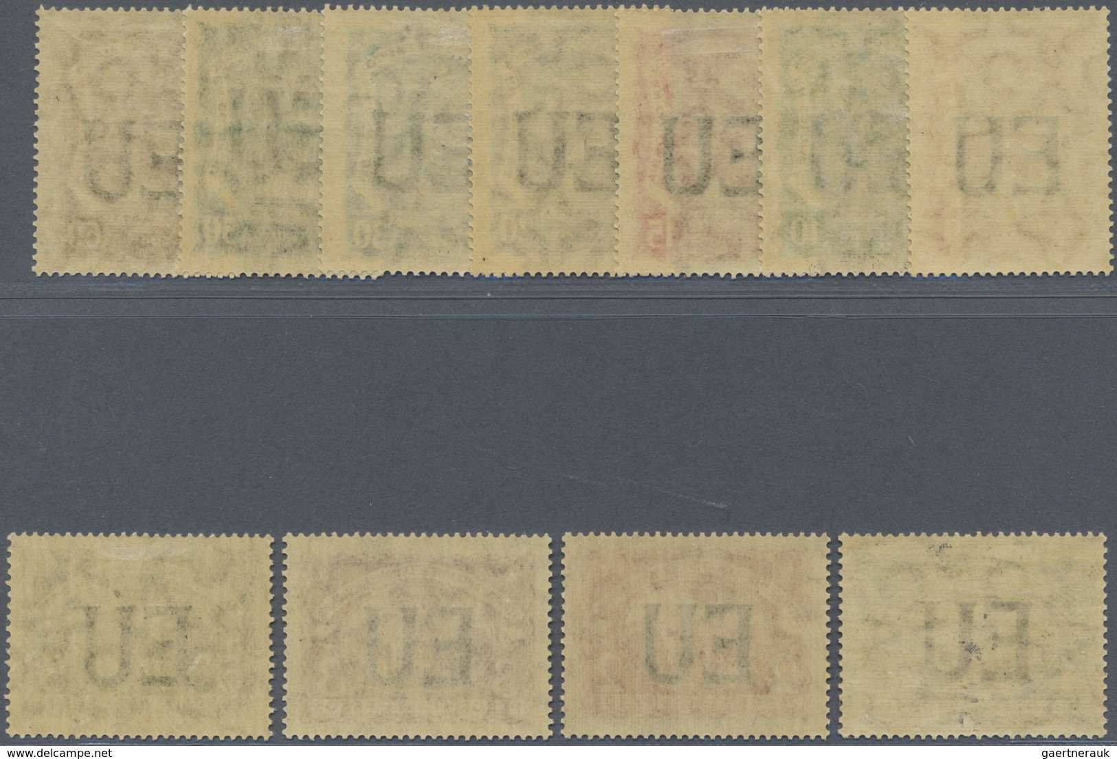 * SCADTA - Länder-Aufdrucke: 1923, UNITED STATES: Colombia Airmail Issue With Black Opt. 'EU' Set Of 1 - Vliegtuigen