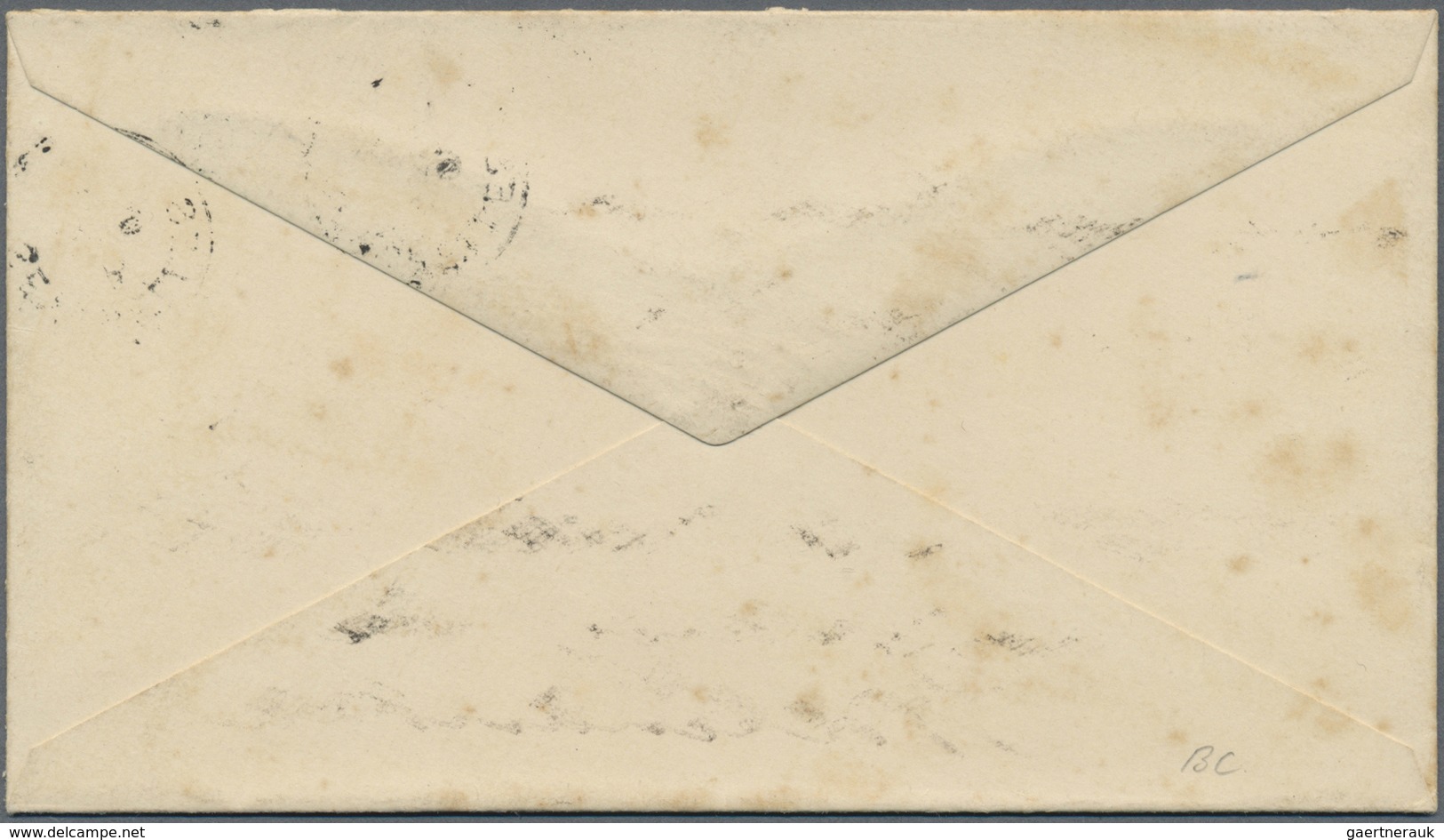 GA Seychellen: 1901, Stationery Envelope 15 C. Blue Sent From "SEYCHELLES A JY 9 01" To Kiel, Germany, - Seychellen (...-1976)