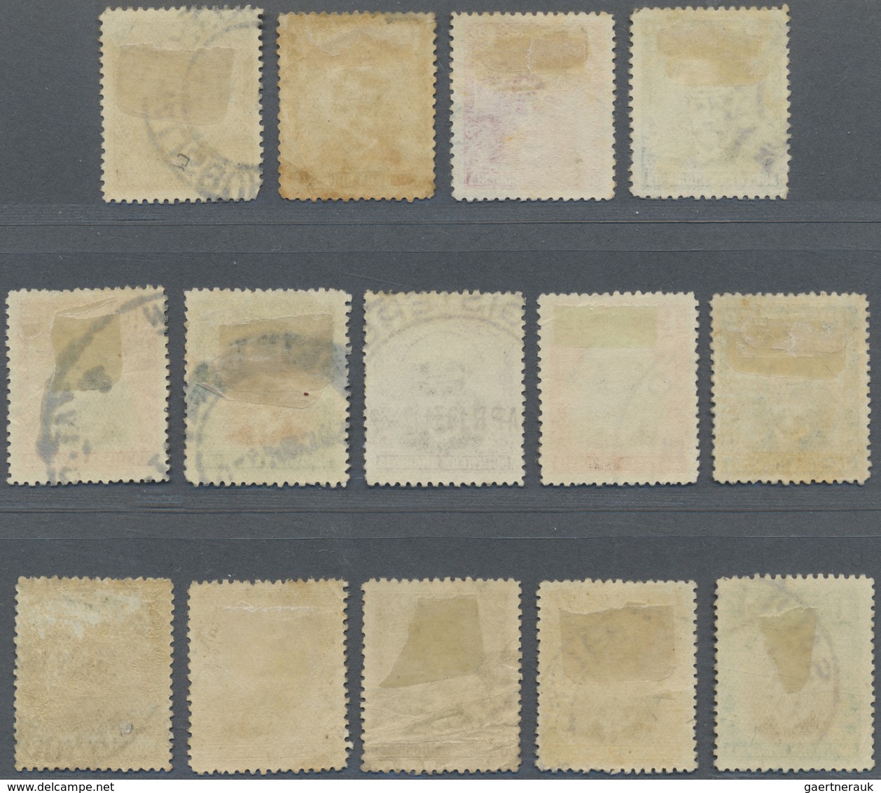 O Süd-Rhodesien: 1924, KGV Admiral Definitives Complete Set, Commercially Used (2s. With Creases), SG. - Zuid-Rhodesië (...-1964)