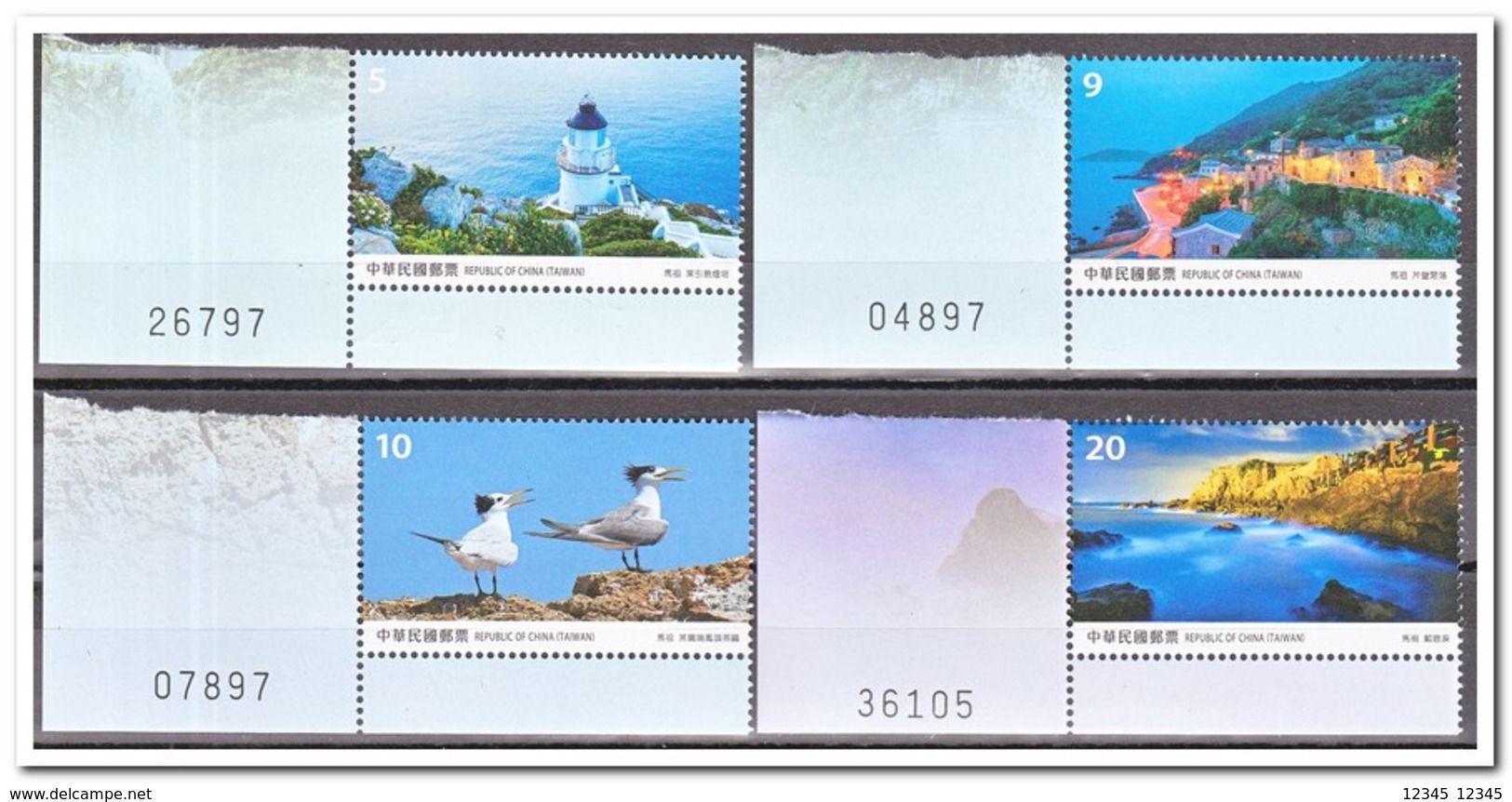 Taiwan 2017, Postfris MNH, Birds, Lighthouse - Ongebruikt