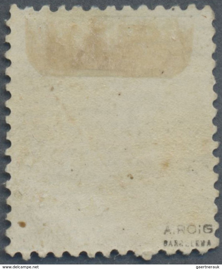 * Kap Der Guten Hoffnung - Englische Notausgaben: 1900, 1 P. Dark Blue On Blue, Unused,signed "A. Roig - Cap De Bonne Espérance (1853-1904)