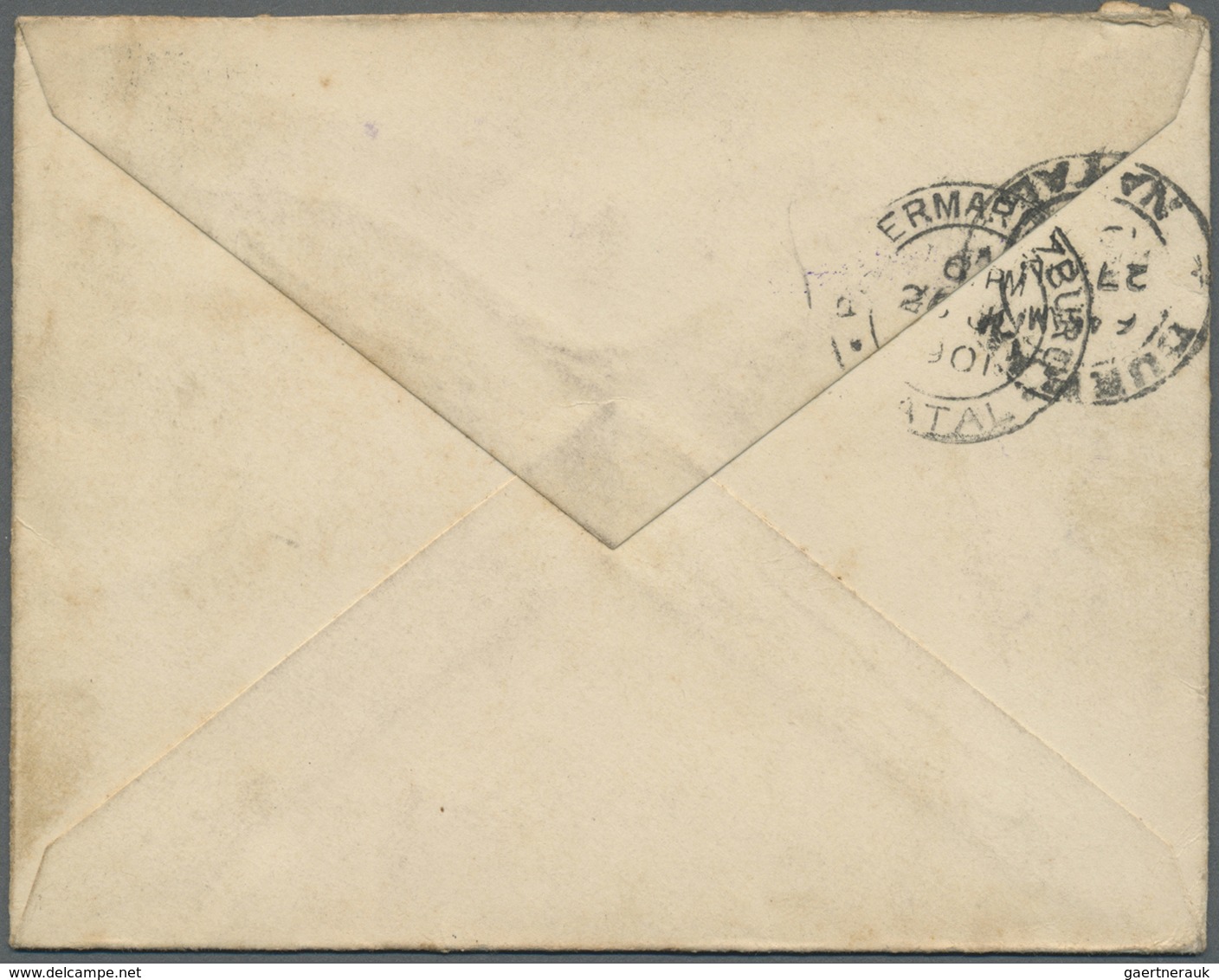 GA Transvaal - Besonderheiten: 1901, Ventersdorp: Envelope UK 1d Used As FP0 Cover Canc. F.P.O. 32 JY 1 - Transvaal (1870-1909)