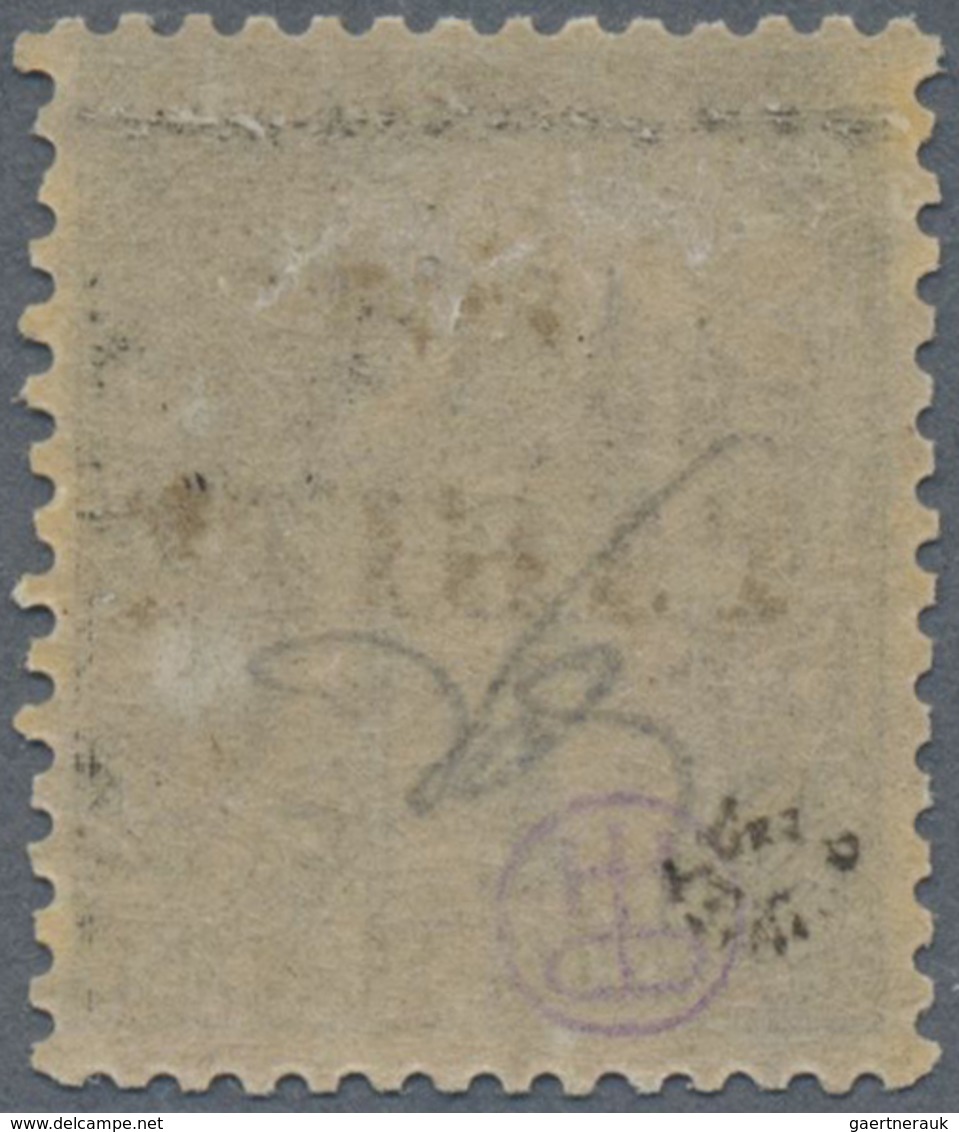 * Tahiti: "1893 TAHITI" Overprint On 1c Dubois Type. Mint Hinged Original Gum. A Good Example Of This - Tahiti