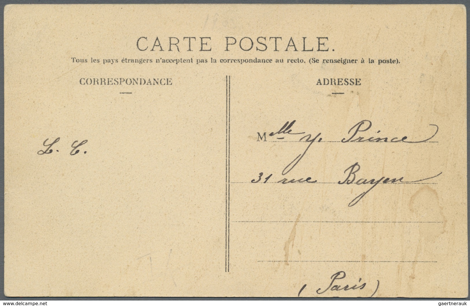 Br Tahiti: 1905. Picture Post Card Addressed To France Of 'Preparation De Ia Vanille' Bearing Oceanie Y - Tahiti