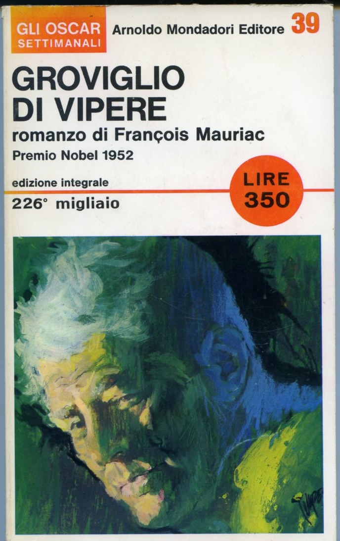 M060> Oscar Settimanali Mondadori N° 39 - Autore: François Mauriac < Groviglio Di Vipere > Anni '60 - Edizioni Economiche