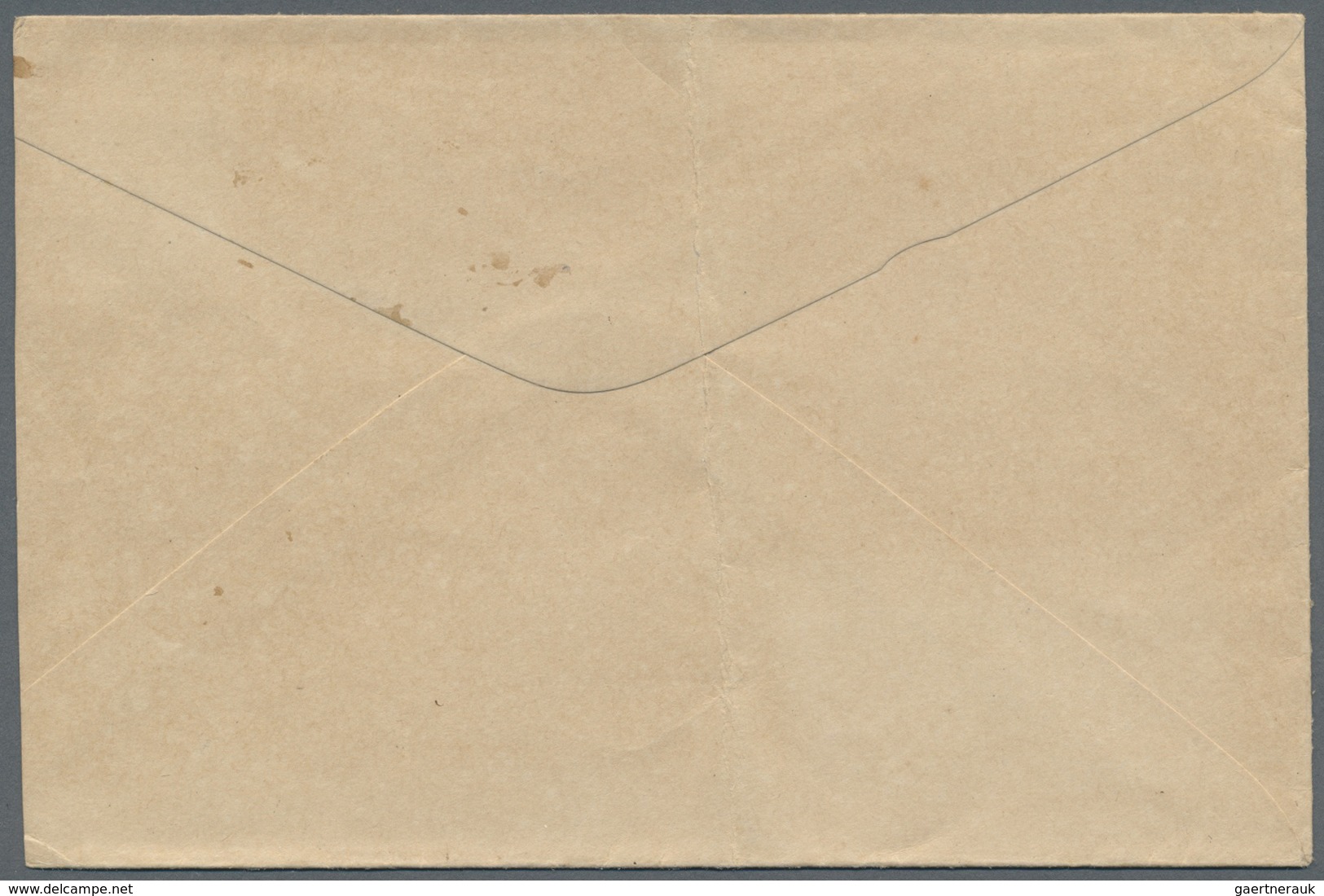 Br Tahiti: 1907. Unpaid Envelope Front The Cook Islands (right Side Shorthend, Vertical Fold) Addressed - Tahiti