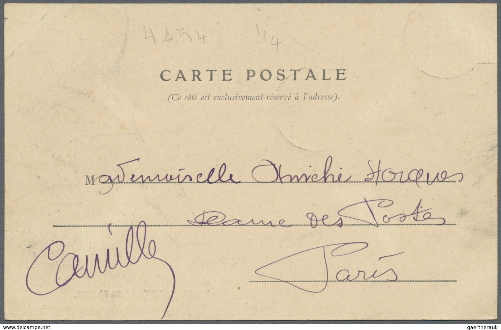 Br Tahiti: 1908. Picture Post Card Of 'Emballage D'oranges Pour L'exportation, Iles Sous Le Vent' Addre - Tahiti