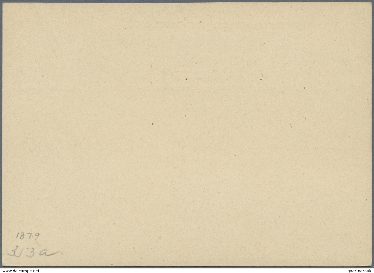 GA Trinidad Und Tobago: 1879, Stationery Card Very Rare PROOF Victoria 1 1/2 D In Black Instead Of Red- - Trinité & Tobago (1962-...)