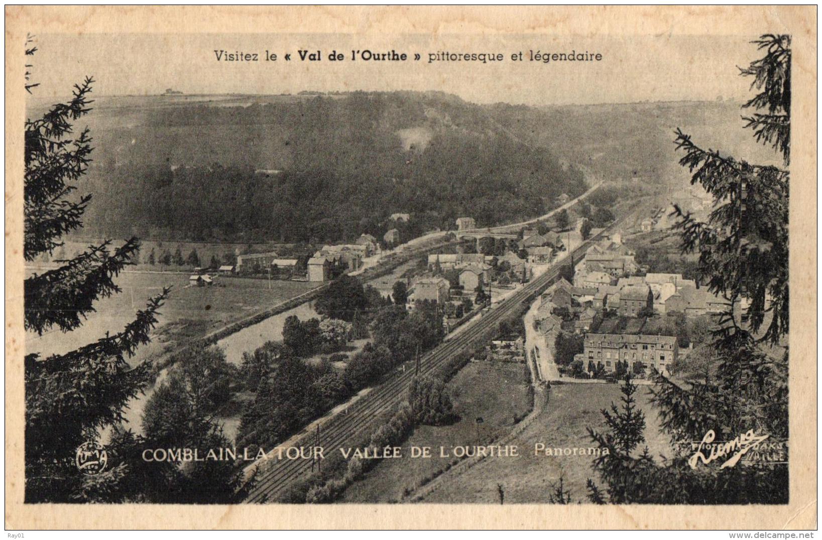 BELGIQUE - LIEGE - HAMOIR - COMBLAIN-LA-TOUR - Vallée De L'Ourthe - Panorama. - Hamoir