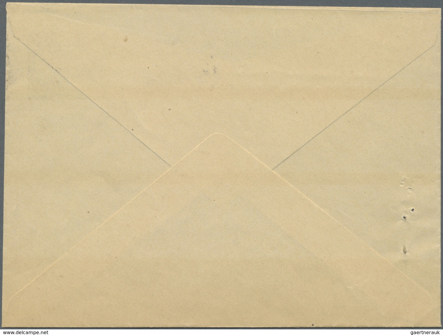 GA Tunesien: 1906. Essay For Envelope With Postage Die "Plowmen" Black, Handwritten Face Value "10 On 1 - Tunesië (1956-...)