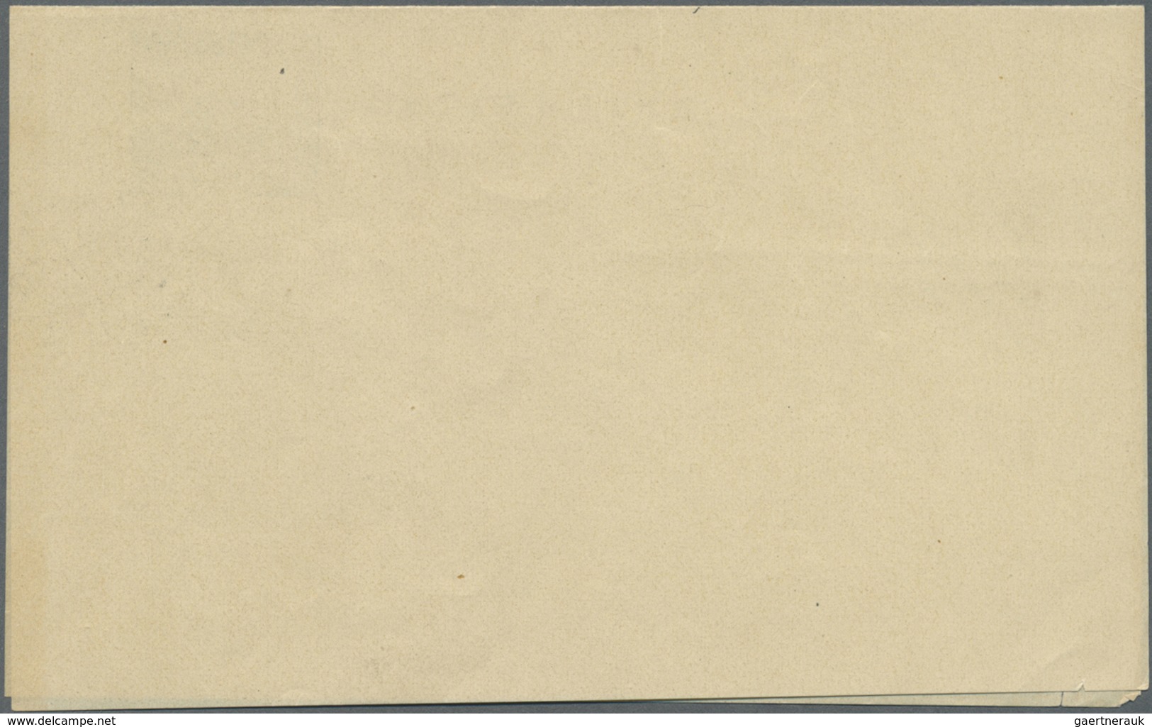 GA Tunesien: 1909. Essay On Paper For Letter Card With Postage Die "Plowmen" Black, Handwritten Face Va - Tunisie (1956-...)