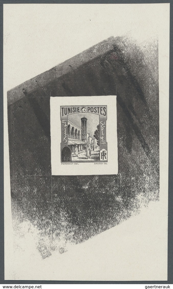 (*) Tunesien: 1931, Definitives "Views Of Morocco", Design "Mosquee Halfaouine", Archive Proof In Violet - Tunesië (1956-...)