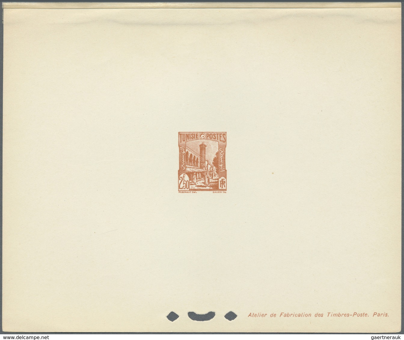 (*) Tunesien: 1940/1948, Definitives "Views Of Tunisia", Design "Halfaouine Mosque", Group Of 17 Epreuve - Tunesië (1956-...)