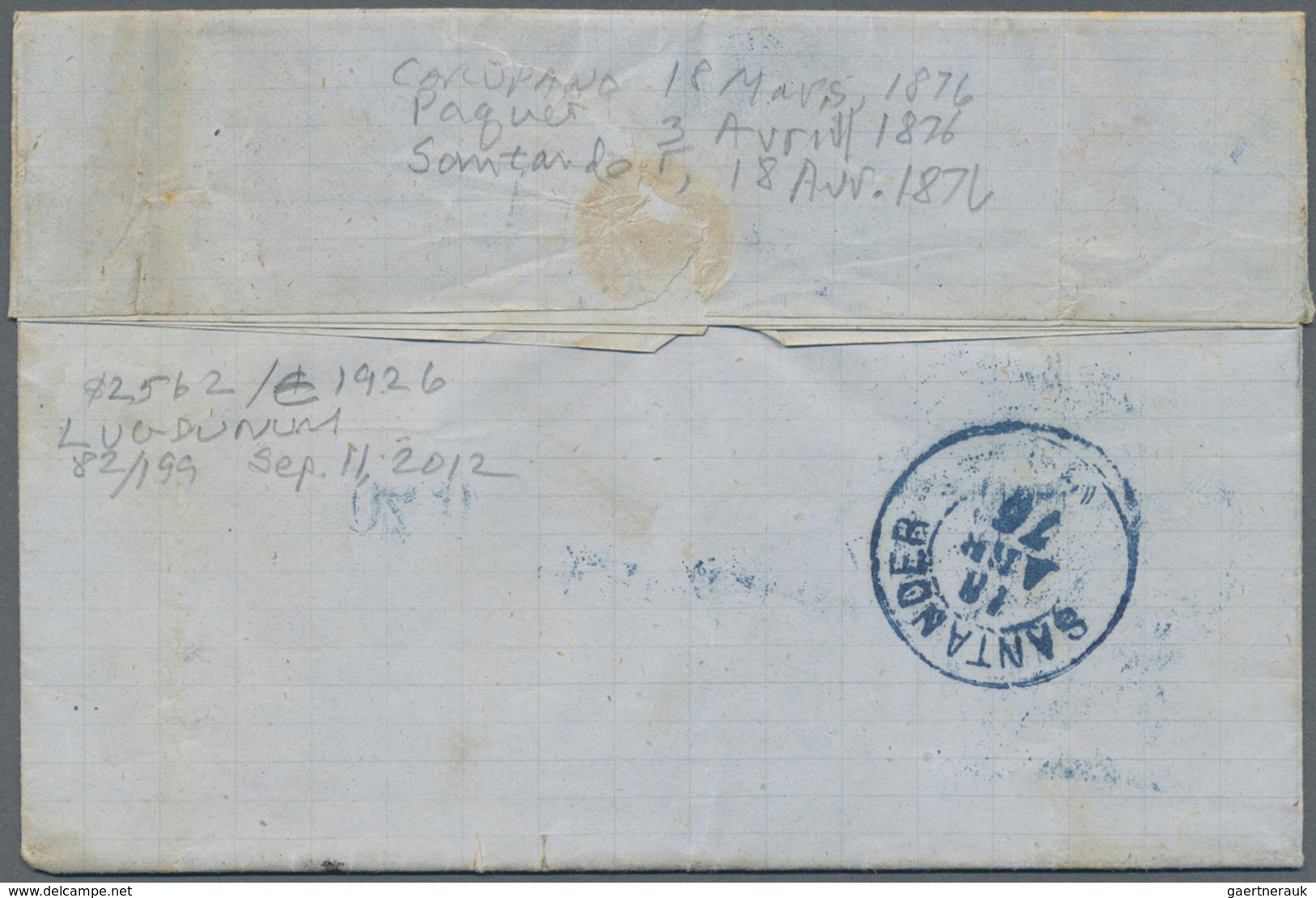 Br Venezuela: 1871, France/French Colonies Mixed Franking From Venezuela, Seige Of Paris, 10c Bistre On - Venezuela