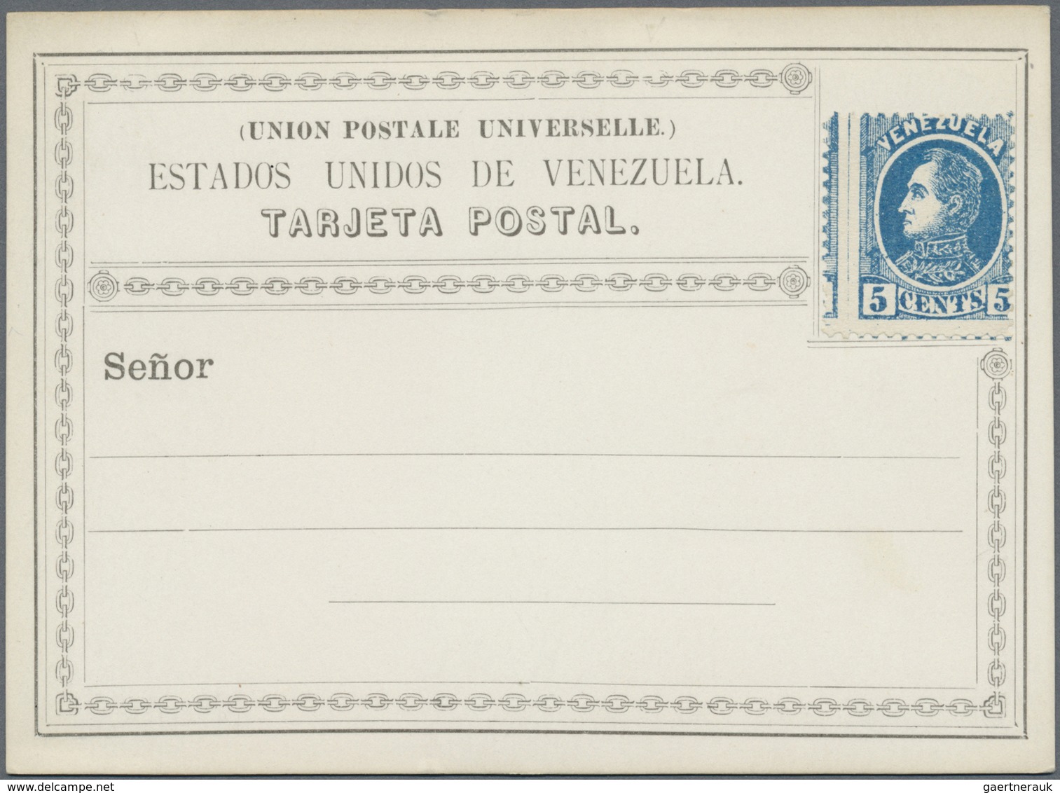 GA Venezuela - Ganzsachen: 1880, Two Stationery Formular Cards Bearing Different 5 C Stamps, One Used T - Venezuela