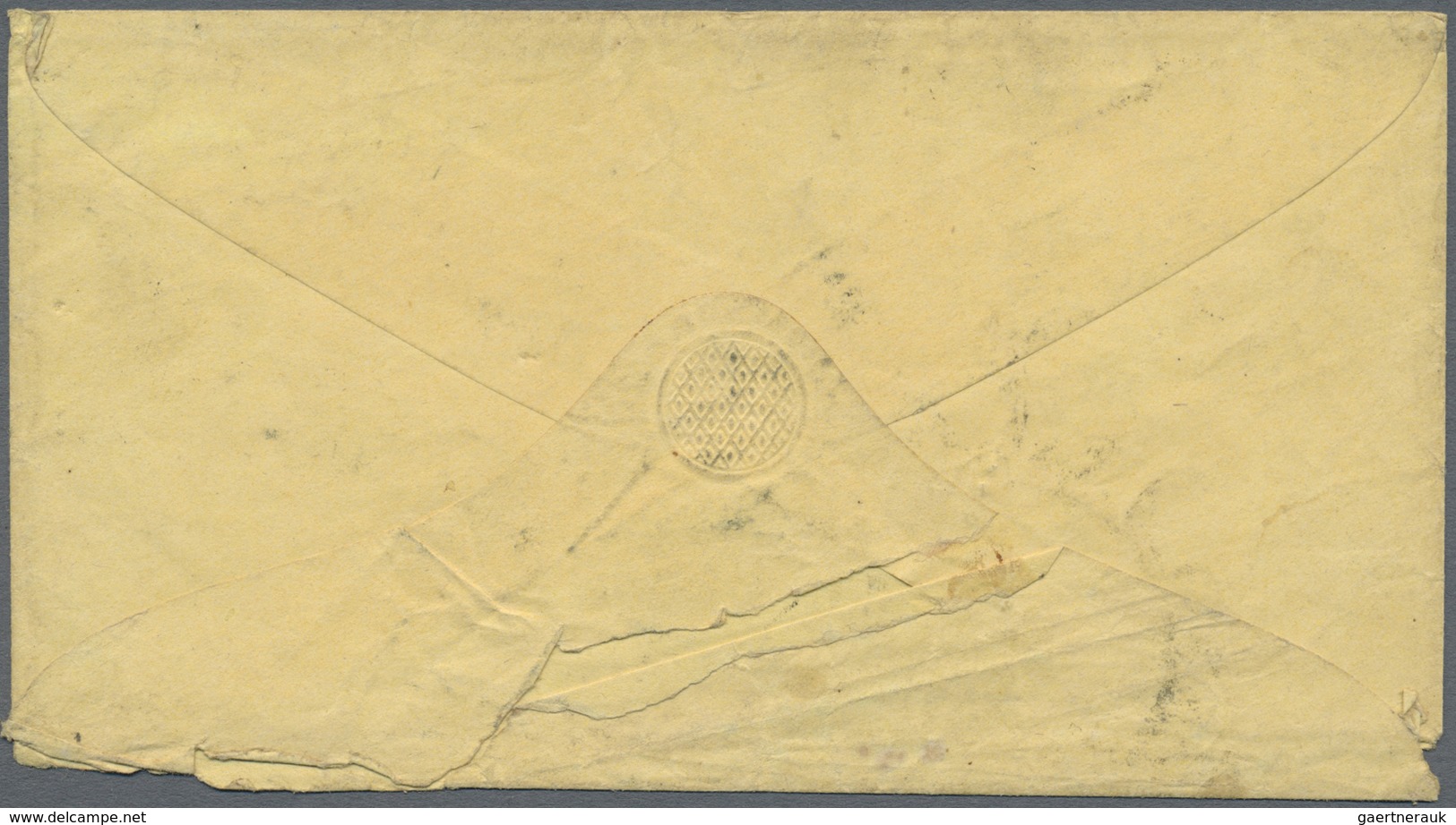 Br Vereinigte Staaten Von Amerika - Stampless Covers: 1863, Cover With Postmark "HELD FOR POSTAGE" And - …-1845 Préphilatélie