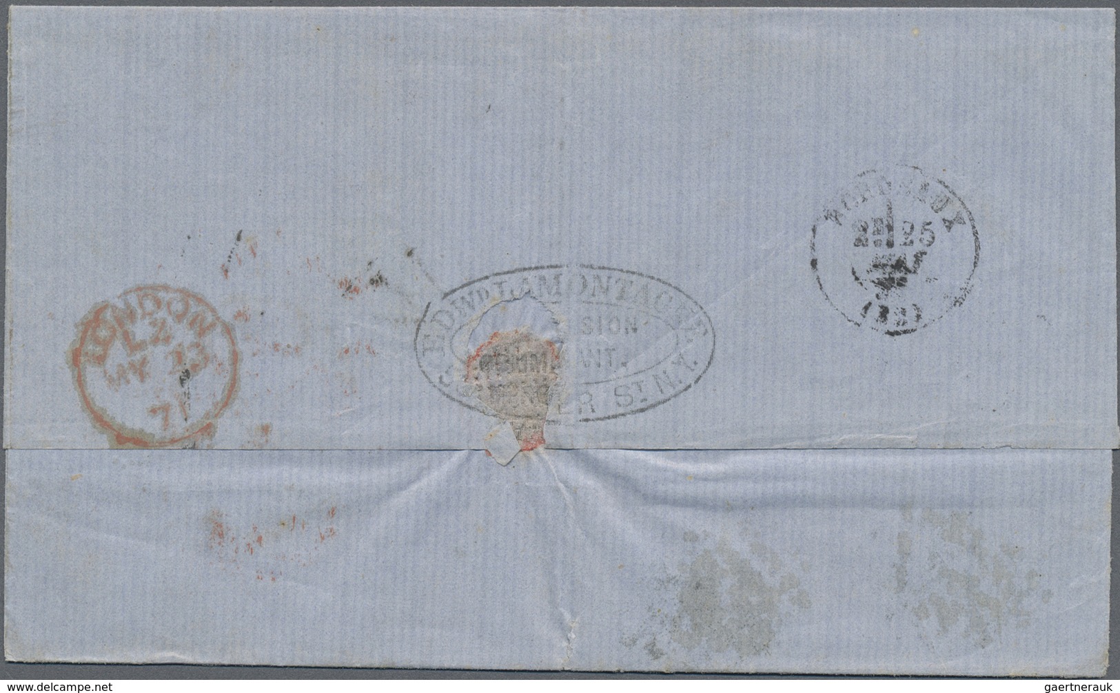 Br Vereinigte Staaten Von Amerika: 1871. Envelope Addressed To France Bearing 'Bank Note' Yvert 40, 2c - Autres & Non Classés