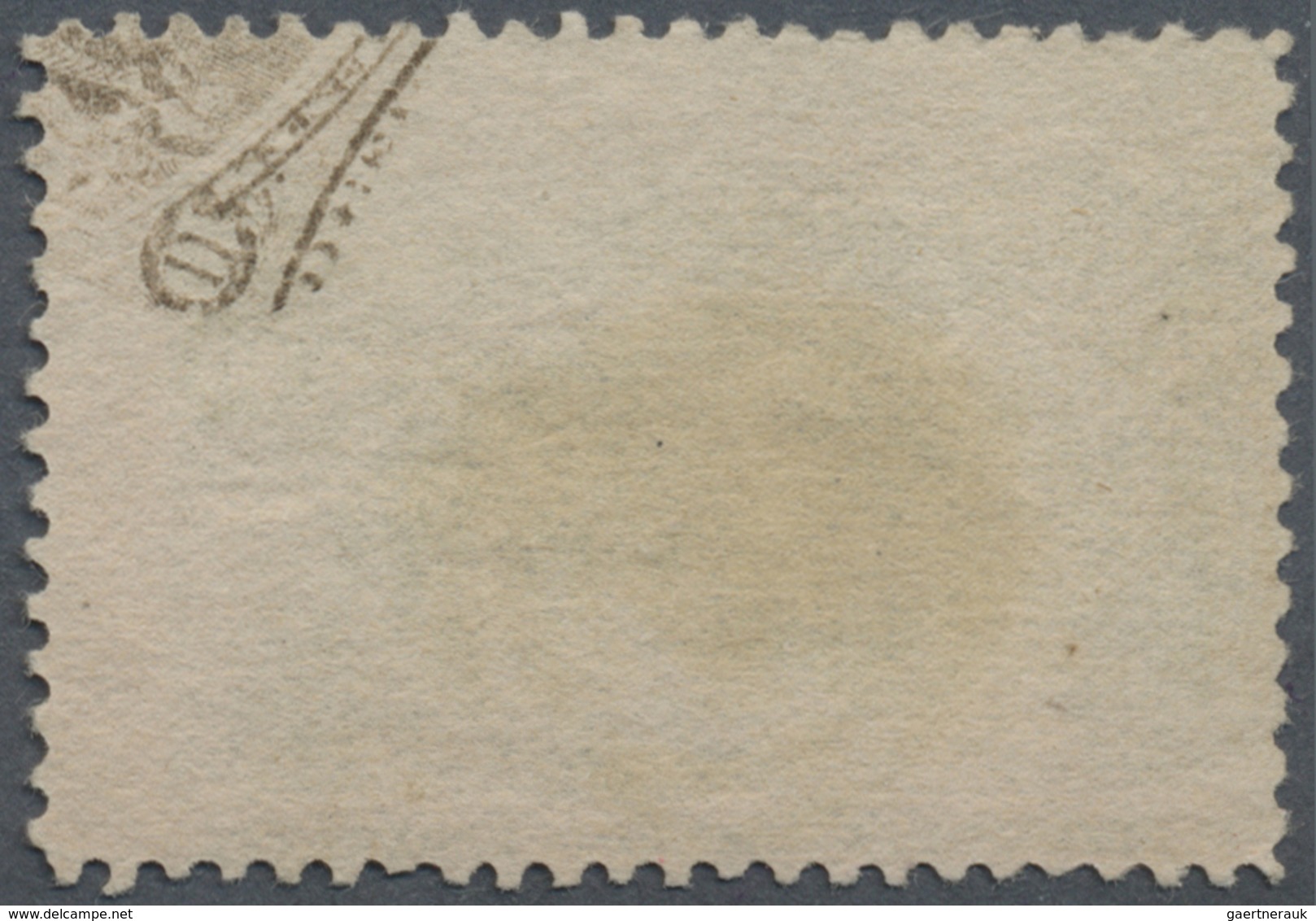 O Vereinigte Staaten Von Amerika: 1893, 10c. Columbus Showing UNIQUE PRINTING ERROR "partial Printing - Autres & Non Classés
