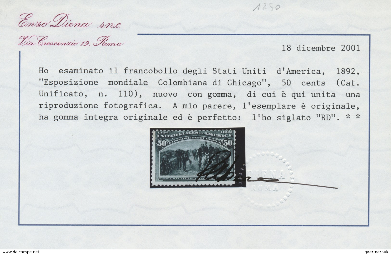 * Vereinigte Staaten Von Amerika: 1893, Columbus, 30c. Orange Brown And 50c. Slate, Two Values, Fresh - Andere & Zonder Classificatie