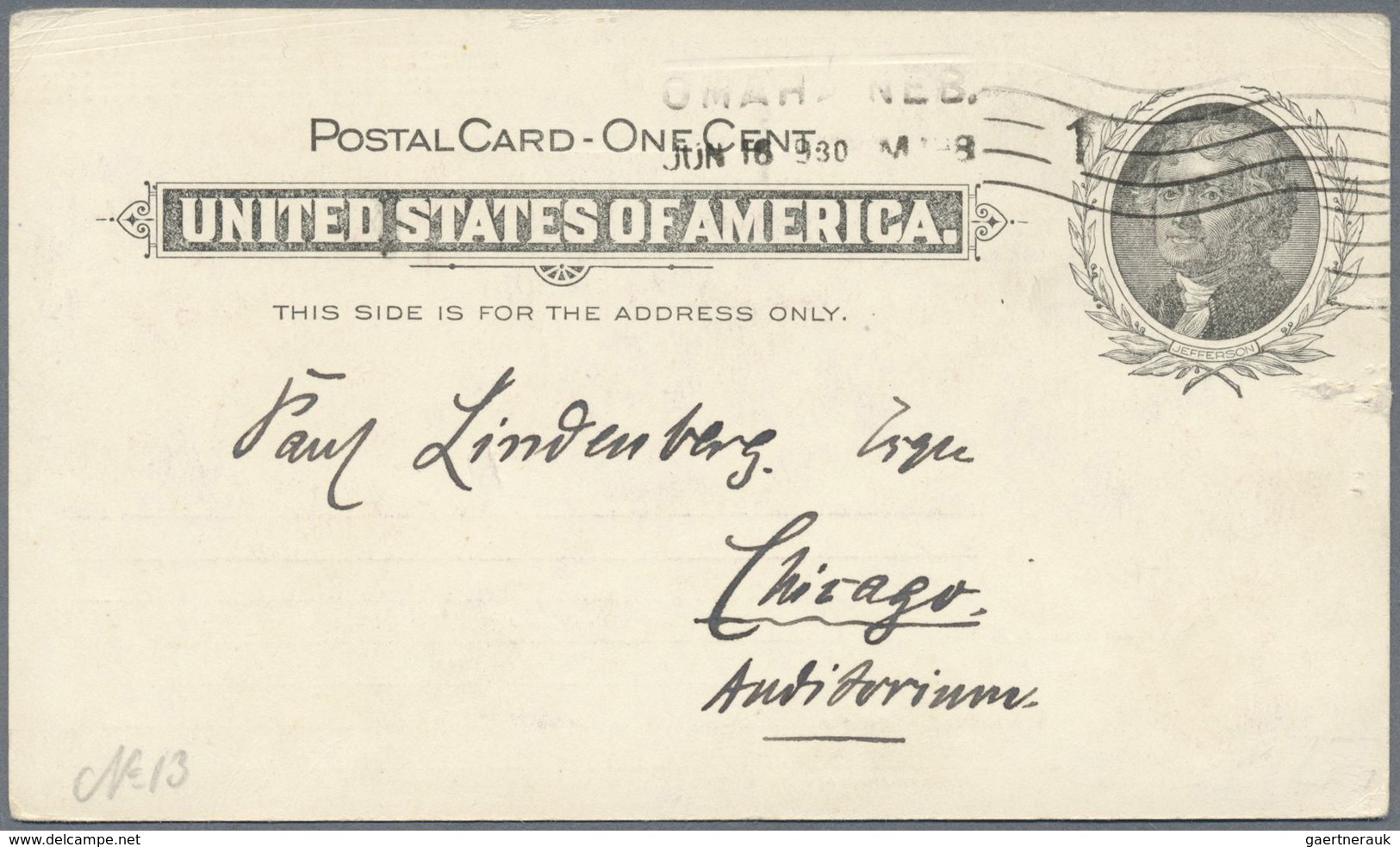 GA Vereinigte Staaten Von Amerika - Ganzsachen: 1898, Two Trans-Mississippi International Exhibition St - Andere & Zonder Classificatie