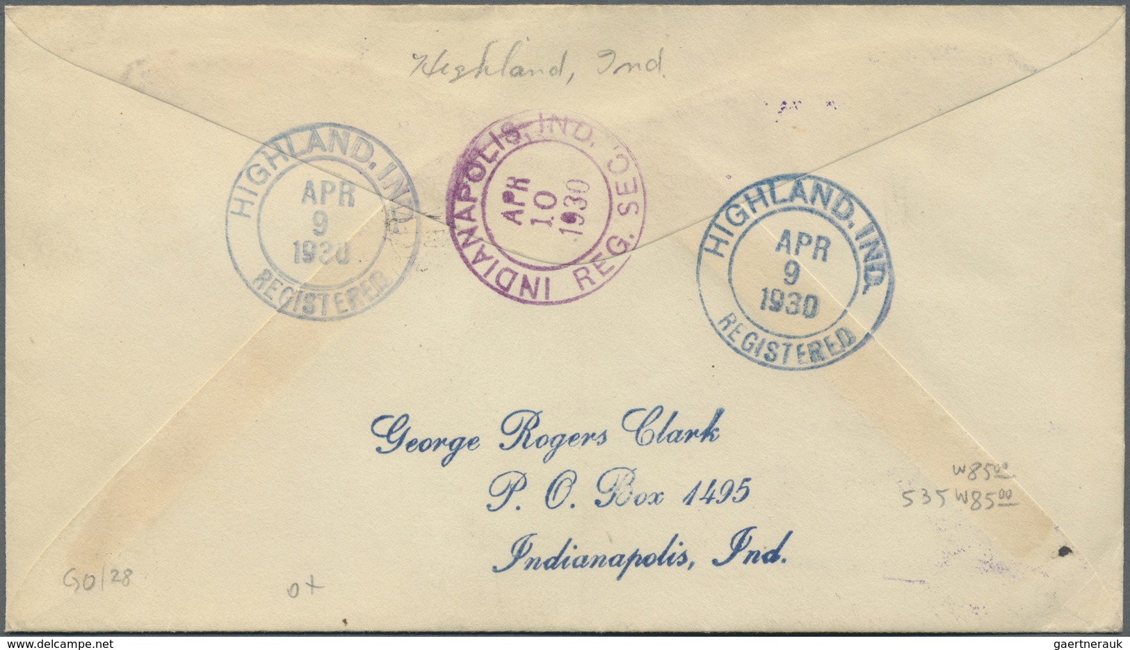 Br Vereinigte Staaten Von Amerika - Stempel: OLD FASHIONED PERSON CARRYS A BIG EGG (?) Fancy Cancel + B - Postal History