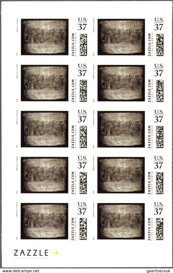 ** Vereinigte Staaten Von Amerika - Besonderheiten: 2005, Personalized Self-adhesive Stamps 'ZAZZLE.COM - Andere & Zonder Classificatie