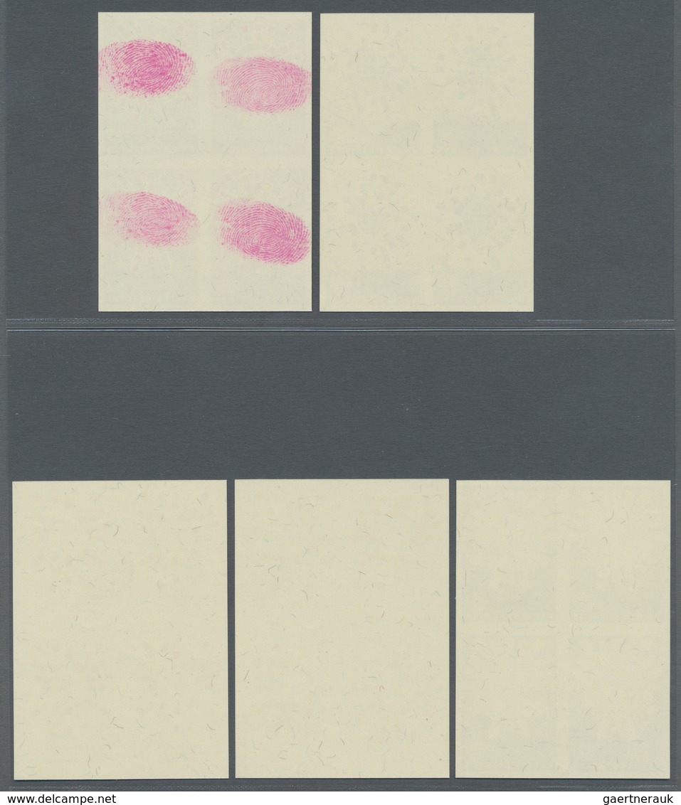 ** Vereinte Nationen - New York: 1966. Imperforate Block Of 4 + Progressive Proof (4 Phases) In Blocks - Autres & Non Classés