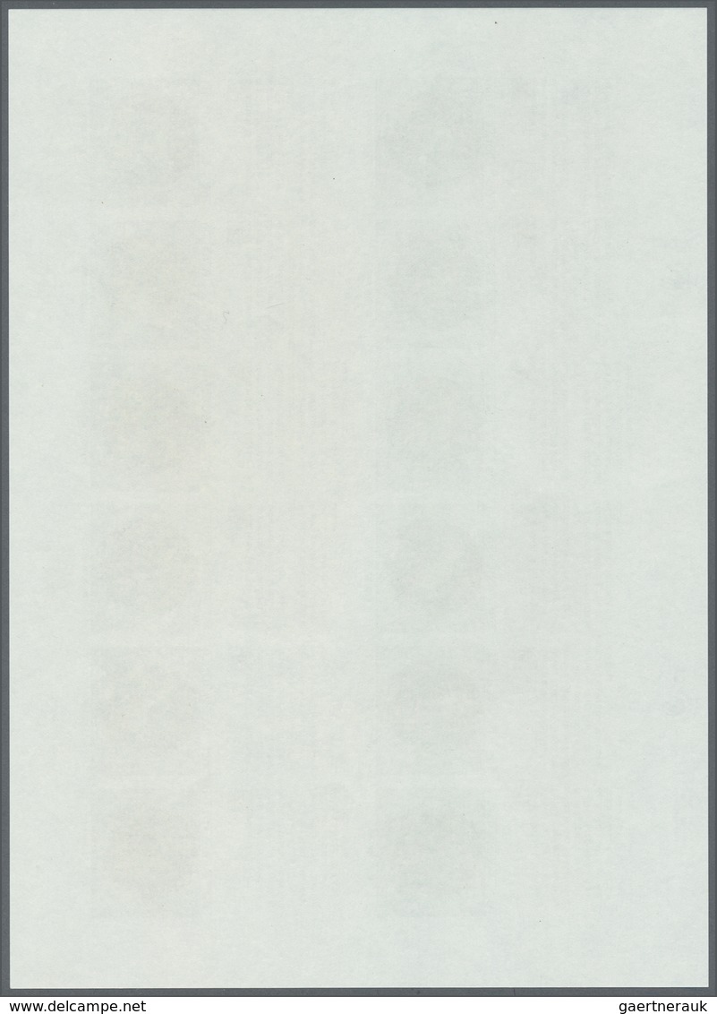 ** Vereinte Nationen - New York: 1991. Imperforate Pane Of 4 Inscription Blocks Of 3 + 3 Labels For The - Autres & Non Classés