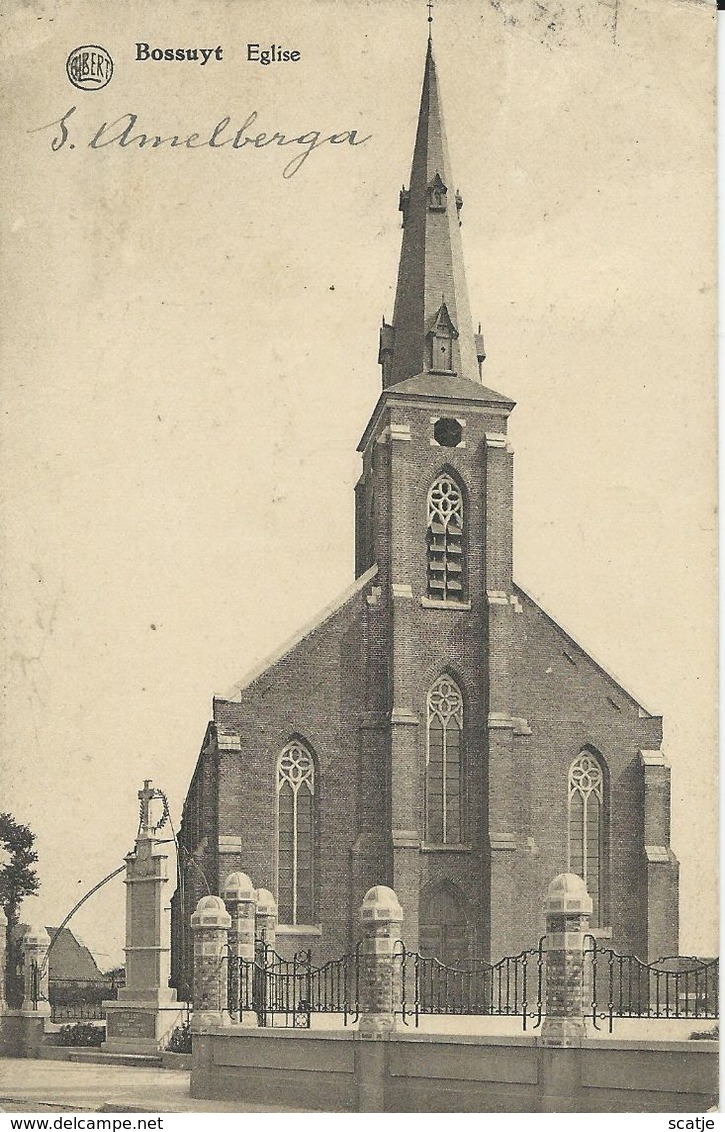 Bossuyt    Eglise    1923    Naar   Brugge - Avelgem