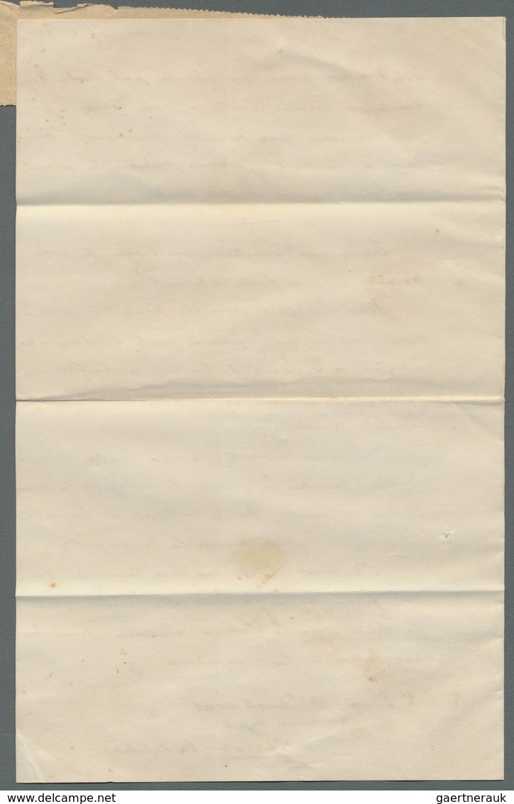 Br Zanzibar: 1897. Registered Advice Of Receipt Envelope Addressed To The 'French Post Office, Zanzibar - Zanzibar (...-1963)