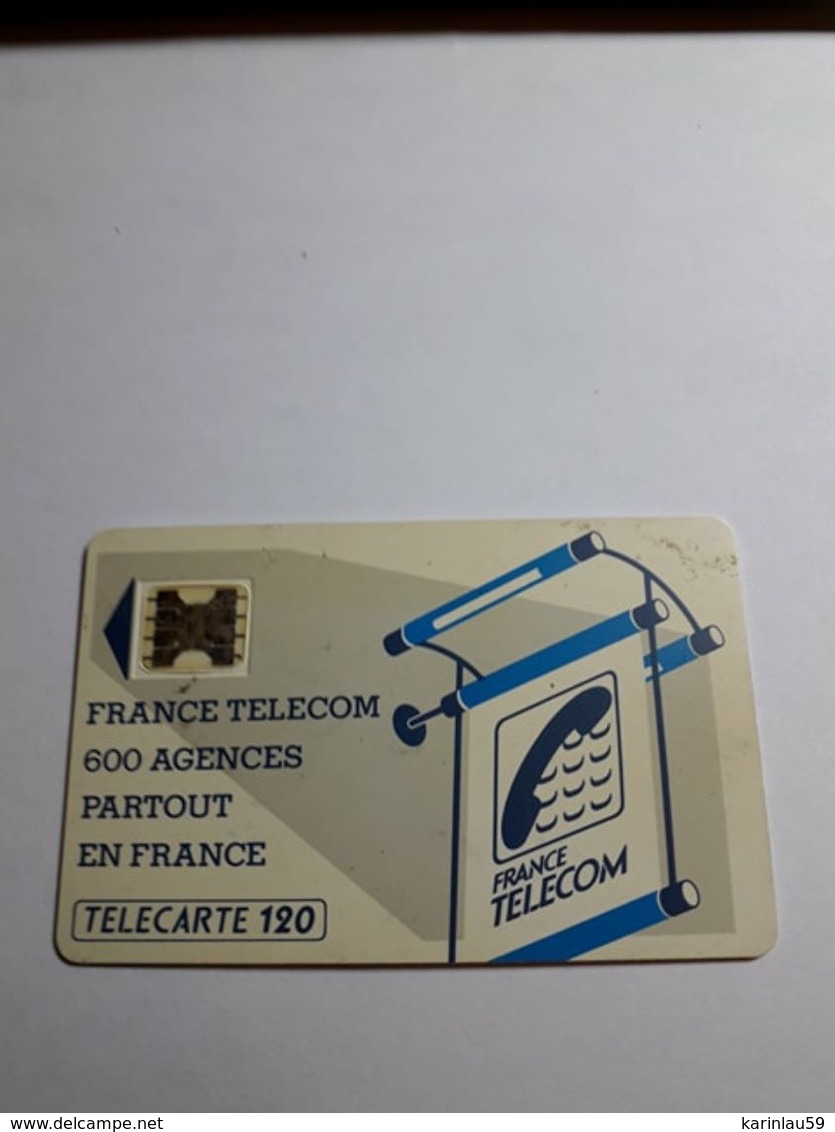 Télécarte France Télécom 600 Agences Partout En France 120 Unités - Opérateurs Télécom