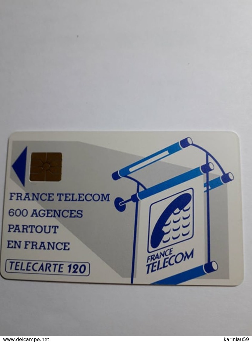 Télécarte France Télécom 600 Agences Partout En France 120 Unités - Opérateurs Télécom