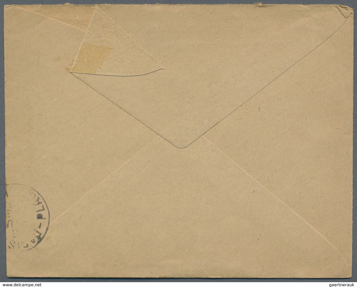 Br Flugpost Europa: 1918, Stampless Military Mail Envelope Stamped 'Le Lt-Colonel Jacques Balsan/Chef D - Autres - Europe