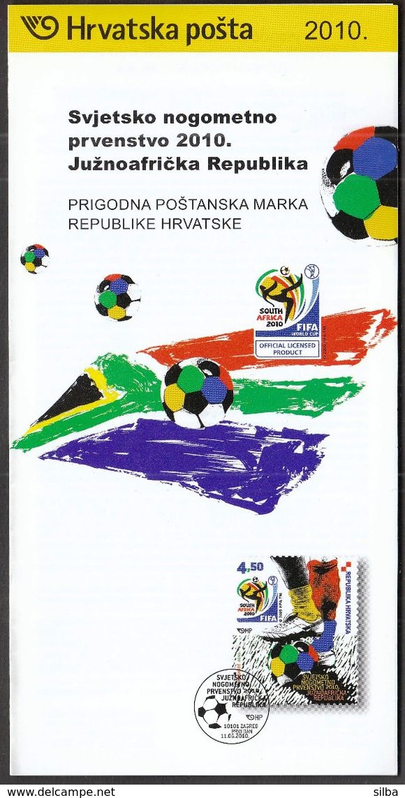 Croatia 2010 / Prospectus, Leaflet, Brochure / Sport / FIFA World Cup South Africa / Football - Croatie