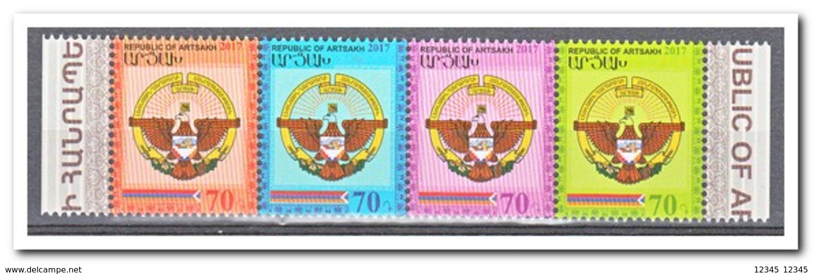 Nagorno Karabaki 2017, Postfris MNH, STATE EMBLEMS - Andere-Azië