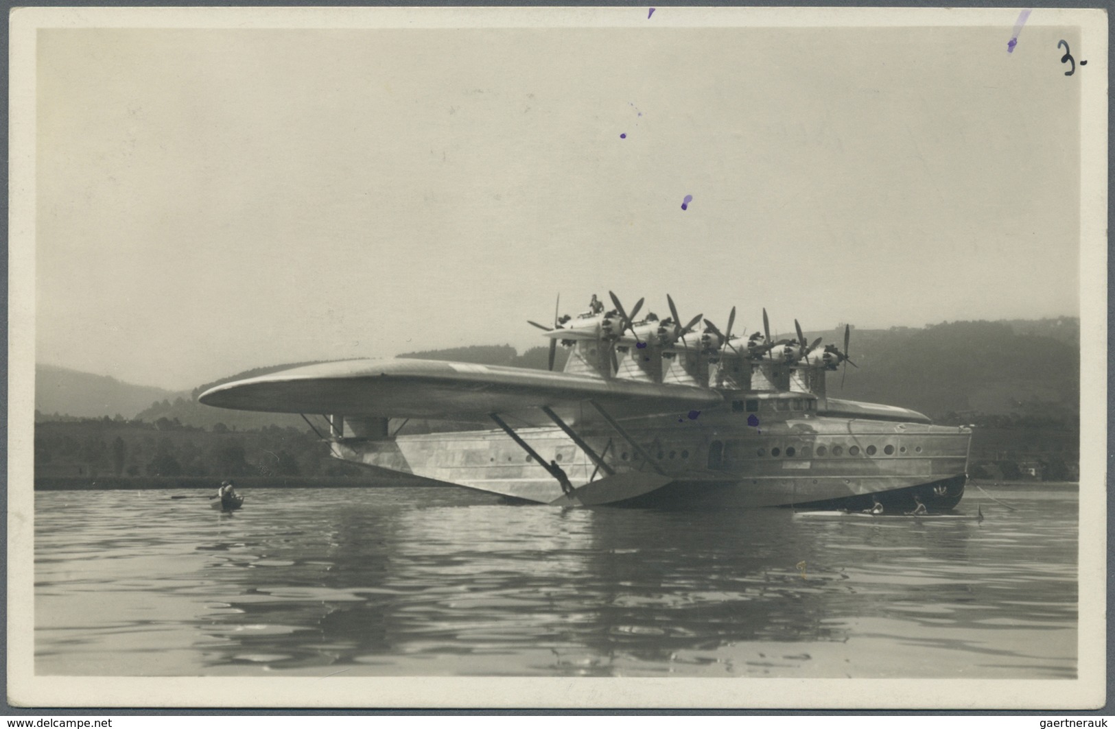 DO-X - Flugpost: 1932, VAITKUS/Litauischer Trans-Antlantik-Flieger: Eigenh. Grüße Mit Unterschrift A - Poste Aérienne & Zeppelin