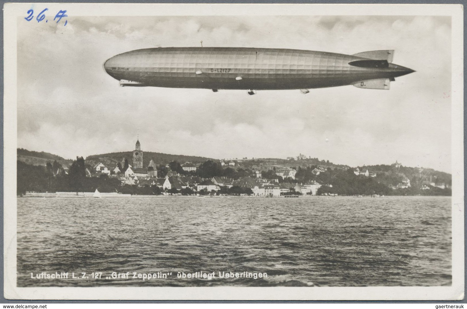 Br Zeppelinpost Deutschland: 1929: AMERIKAFAHRT: EILPOST Als Karte Aus Der Tschechei Mit Deutscher Fran - Poste Aérienne & Zeppelin