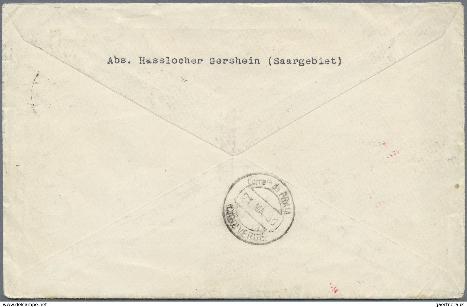 Br Zeppelinpost Deutschland: 1930: SAAR/SÜDAMERIKAFAHRT 1930: Schönfrankierter Brief Mit 2x 10 Fr Madon - Poste Aérienne & Zeppelin