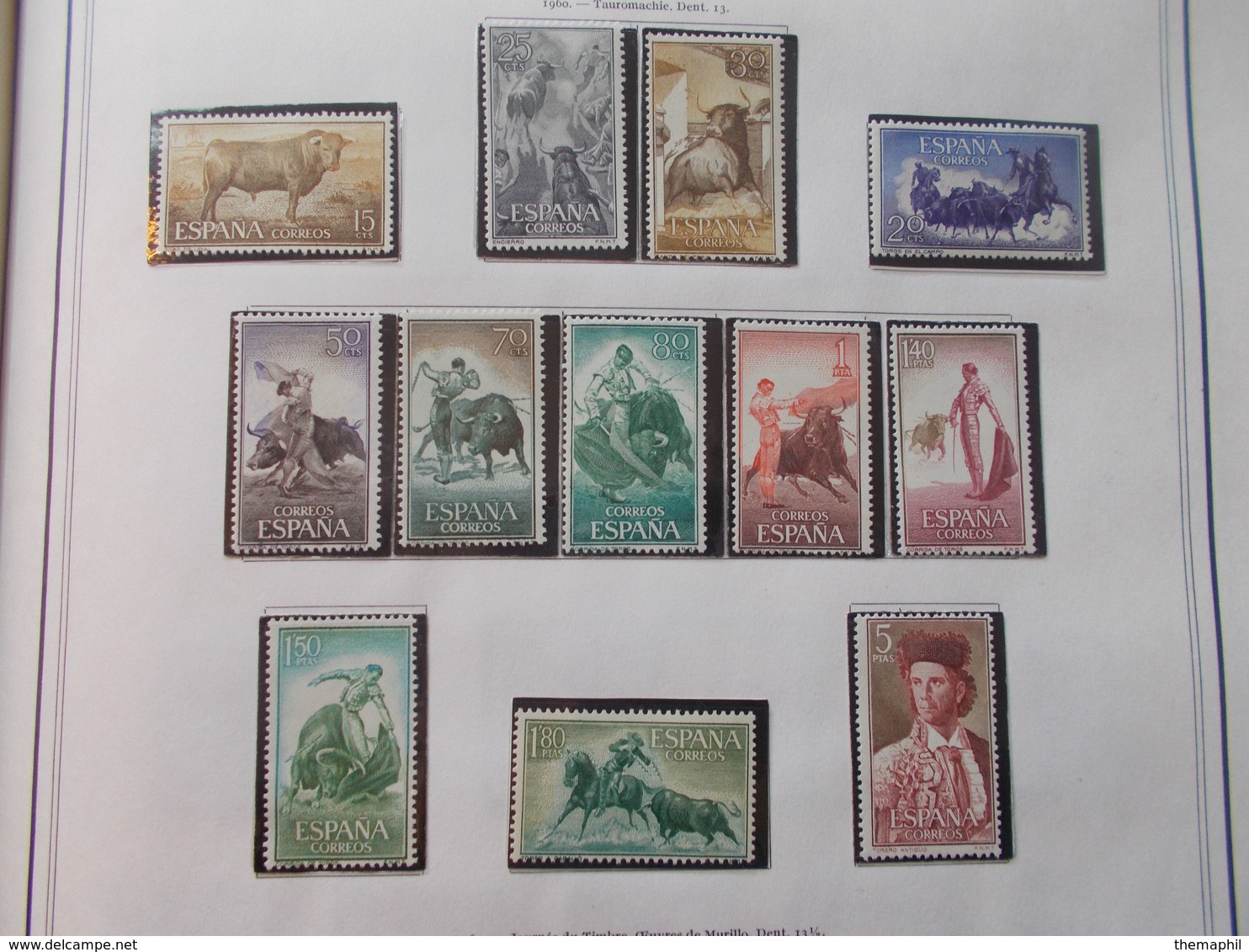 lot n° 2 ESPAGNE année 1951 / 1972 neufs ** sans charniere collection quasi complete