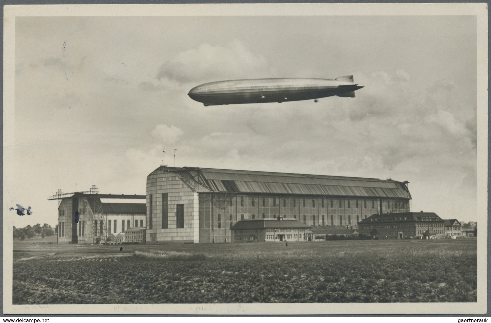 Br Zeppelinpost Deutschland: 1932: GOETHEFAHRT Nach Frankfurt/M. Bordpostkarte, Mi 381 + 416, Adressier - Luchtpost & Zeppelin