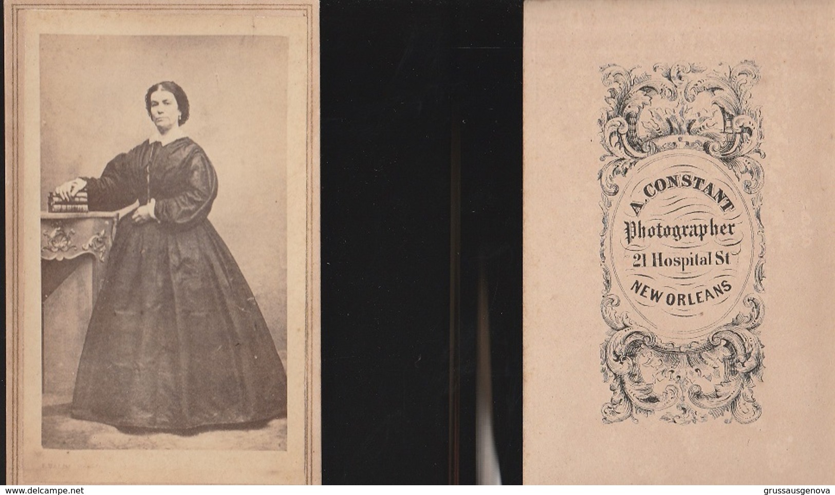 3913) FOTOGRAFIA FOTOGRAFO A.CONSTANT PHOTOGRAPHER 21 HOSPITAL STREET NEW ORLEANS DATATA  1890 CIRCA - Ancianas (antes De 1900)